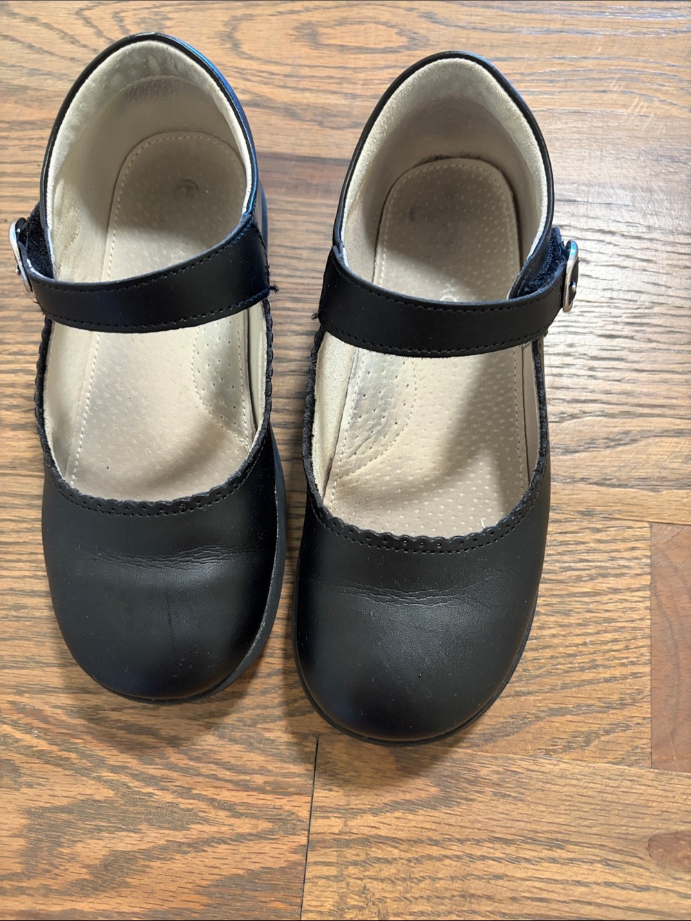 Lamour size 1 Black Mary Jane Kids Shoes - Comfortable School Dress Shoes